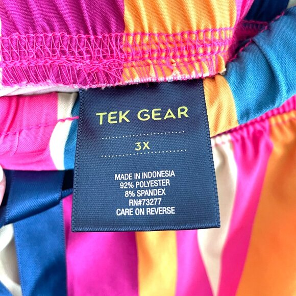 Tek Gear High Rise Relaxed Track Crop Jogger Pants Womens Plus 3X Pink - Picture 2 of 12